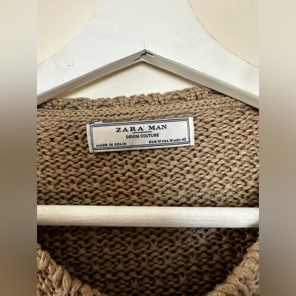 Zara Man Denim Couture Striped Sweater - Picture 3 of 3